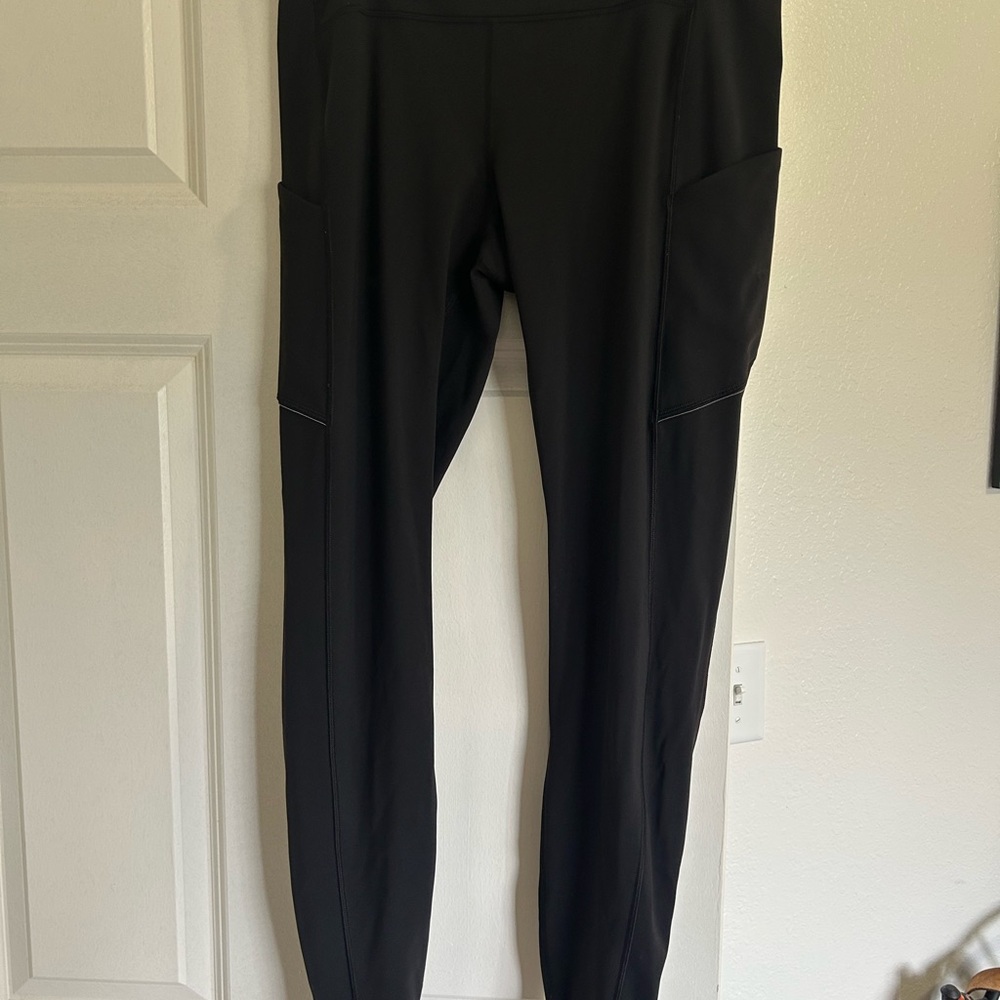 lululemon athletica Black Pocket Leggings